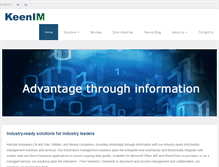 Tablet Screenshot of keenim.com